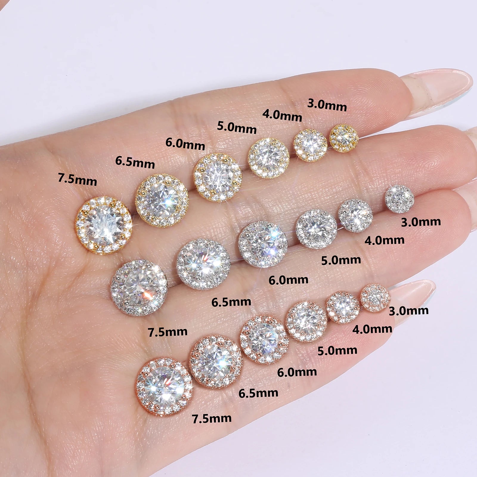 VVS Moissanite Diamond Earrings